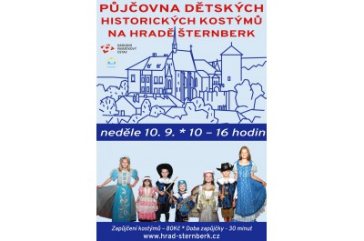 Speciální dětské prohlídky a půjčovna dětských kostýmů na hradě Šternberk