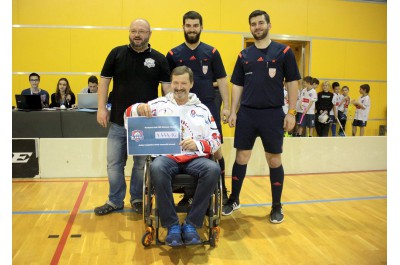 Charitativní florbalové odpoledne v Olomouci přineslo dvojnásobnou radost