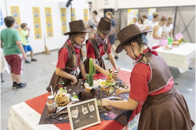 Vítězství v kuchařské soutěži Finále Zdravé 5 obhájily děti ze základní školy v Hranicích     Foto: Albert ČR Press