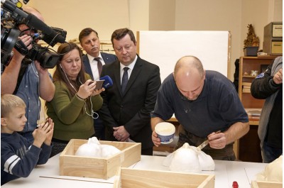 Kopie posmrtných masek zakladatelů samostatného československého státu poputují do Izraele     Foto: MUO