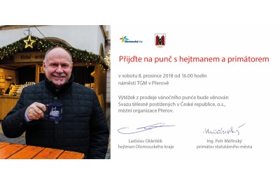 Punč s hejtmanem a primátorem v Přerově