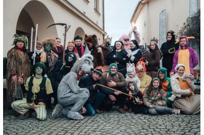 Uničovem prošel masopustní průvod. Zúčastnil se ho i náměstek hejtmana Dalibor Horák