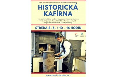 Historická kafírna na hradě Šternberk