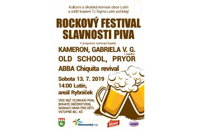 Rockový festival + slavnosti piva v Lutíně