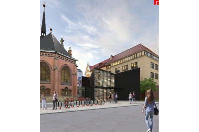 Červený kostel změní vše. Kromě barvy      Vizualizace: atelier-r