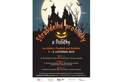 Strašidelné prohlídky na zámku Čechy pod Kosířem