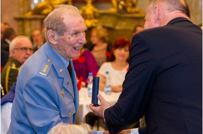 Hejtman Ladislav Okleštěk se setkal s válečnými veterány