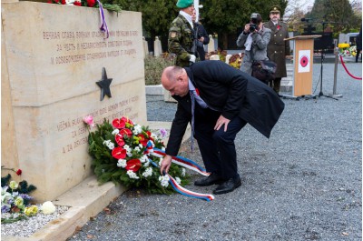 Hejtman Ladislav Okleštěk se setkal s válečnými veterány