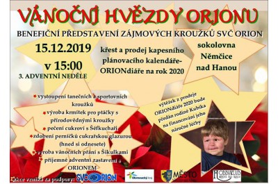 Vánoční hvězdy Orionu
