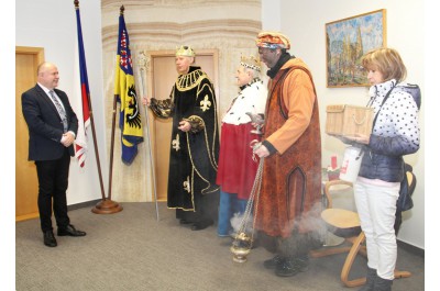 Na úřad zavítali králové. Hejtmanství mělo vzácnou návštěvu 