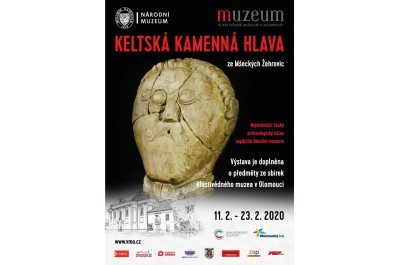 Keltská kamenná hlava
