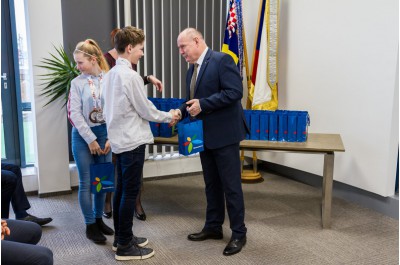 Hejtman přijal medailisty. Příští rok bude olympiáda u nás 