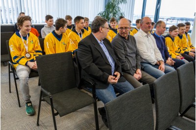 Hejtman přijal medailisty. Příští rok bude olympiáda u nás 
