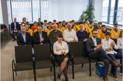 Hejtman přijal medailisty. Příští rok bude olympiáda u nás 