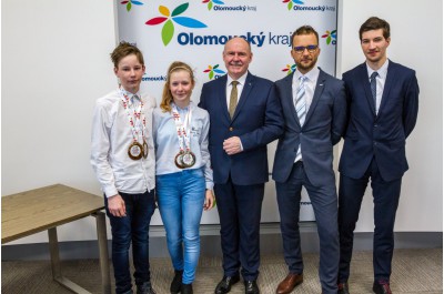 Hejtman přijal medailisty. Příští rok bude olympiáda u nás 