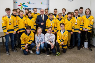 Hejtman přijal medailisty. Příští rok bude olympiáda u nás 