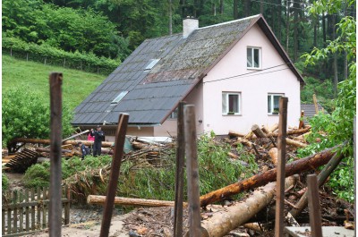 Zaplavené obce v tom nenecháme. Kraj vyzývá k pomoci a chystá vyhlášení sbírky