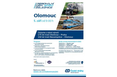 Regionální den železnice Olomouc 2020