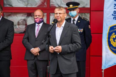 Hasiči slavnostně otevřeli sídlo územního odboru a stanici v Přerově