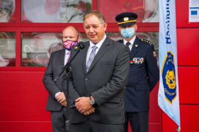 Hasiči slavnostně otevřeli sídlo územního odboru a stanici v Přerově