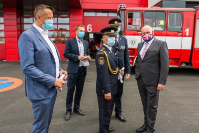 Hasiči slavnostně otevřeli sídlo územního odboru a stanici v Přerově