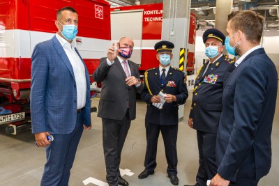 Hasiči slavnostně otevřeli sídlo územního odboru a stanici v Přerově