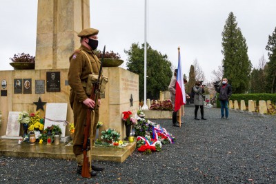 Den válečných veteránů v Olomouci. K pietní vzpomínce se připojil i hejtman Josef Suchánek 