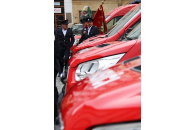 Slavnostní předání cisternové automobilové stříkačky JSDH Olomouc - Chválkovice