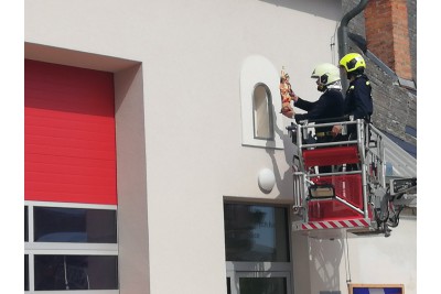 Slavnostní otevření hasičské zbrojnice v Tršicích