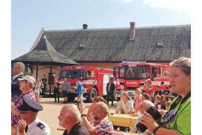 Slavnostní otevření hasičské zbrojnice v Tršicích