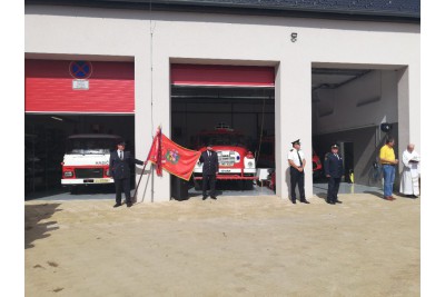 Slavnostní otevření hasičské zbrojnice v Tršicích