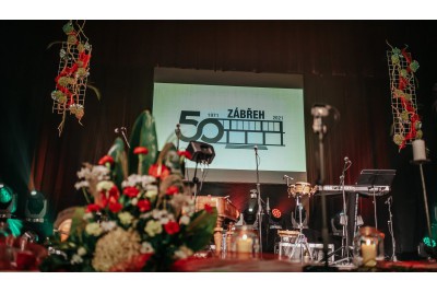 Slavnostní koncert pořádaný u příležitosti 50. výročí otevření kulturního domu v Zábřehu