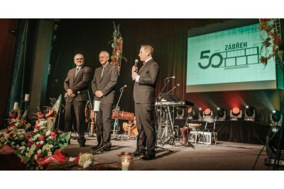 Slavnostní koncert pořádaný u příležitosti 50. výročí otevření kulturního domu v Zábřehu