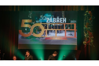 Slavnostní koncert pořádaný u příležitosti 50. výročí otevření kulturního domu v Zábřehu