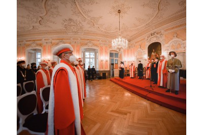 Rektor Martin Procházka složil inaugurační slib