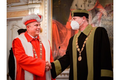 Rektor Martin Procházka složil inaugurační slib