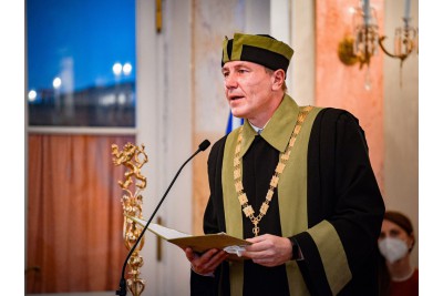 Rektor Martin Procházka složil inaugurační slib