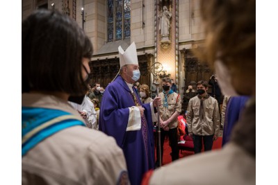 Mše svatá s předáním Betlémského světla Foto: Pavel Langer