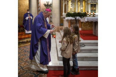 Mše svatá s předáním Betlémského světla Foto: Pavel Langer