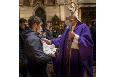 Mše svatá s předáním Betlémského světla Foto: Pavel Langer