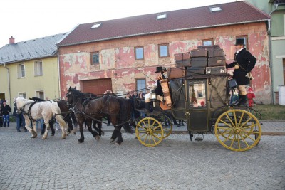 Historický cestovní kočár projel regionem Foto: Muzeum kočárů