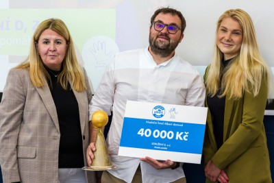 400 tisíc korun na dobročinné projekty. Od Nadačního fondu Albert