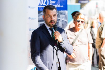 V Olomouci se představil vlak budoucnosti. Jezdí na vodík