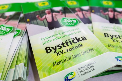 Výlet provedl cyklisty Mikroregionem Bystřička