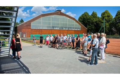 Tenisté ze Zábřehu se radují z moderního zázemí; foto: Město Zábřeh