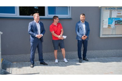 Tenisté ze Zábřehu se radují z moderního zázemí; foto: Město Zábřeh