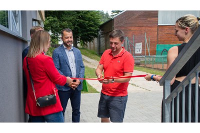 Tenisté ze Zábřehu se radují z moderního zázemí; foto: Město Zábřeh