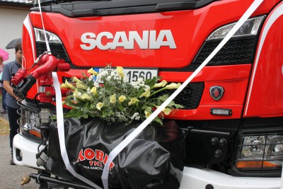 Radslavičtí dobrovolní hasiči mají nové zásahové auto