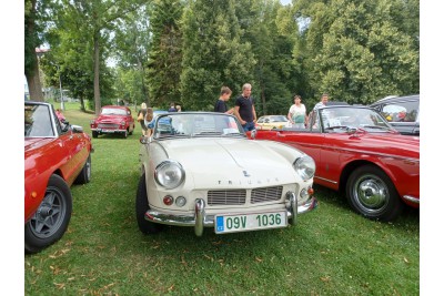 Veteránská rallye projela Hanou