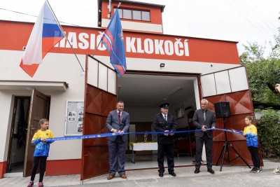 Dobrovolní hasiči v Klokočí mají výročí i opravenou zbrojnici